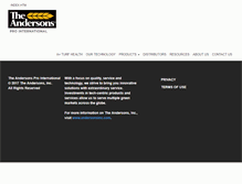 Tablet Screenshot of andersonspro.com